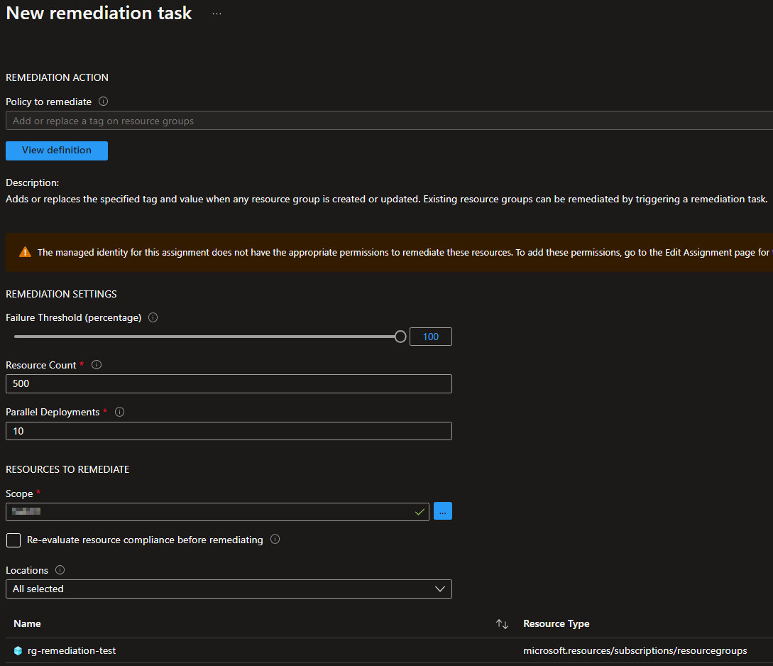 Manual remediation input